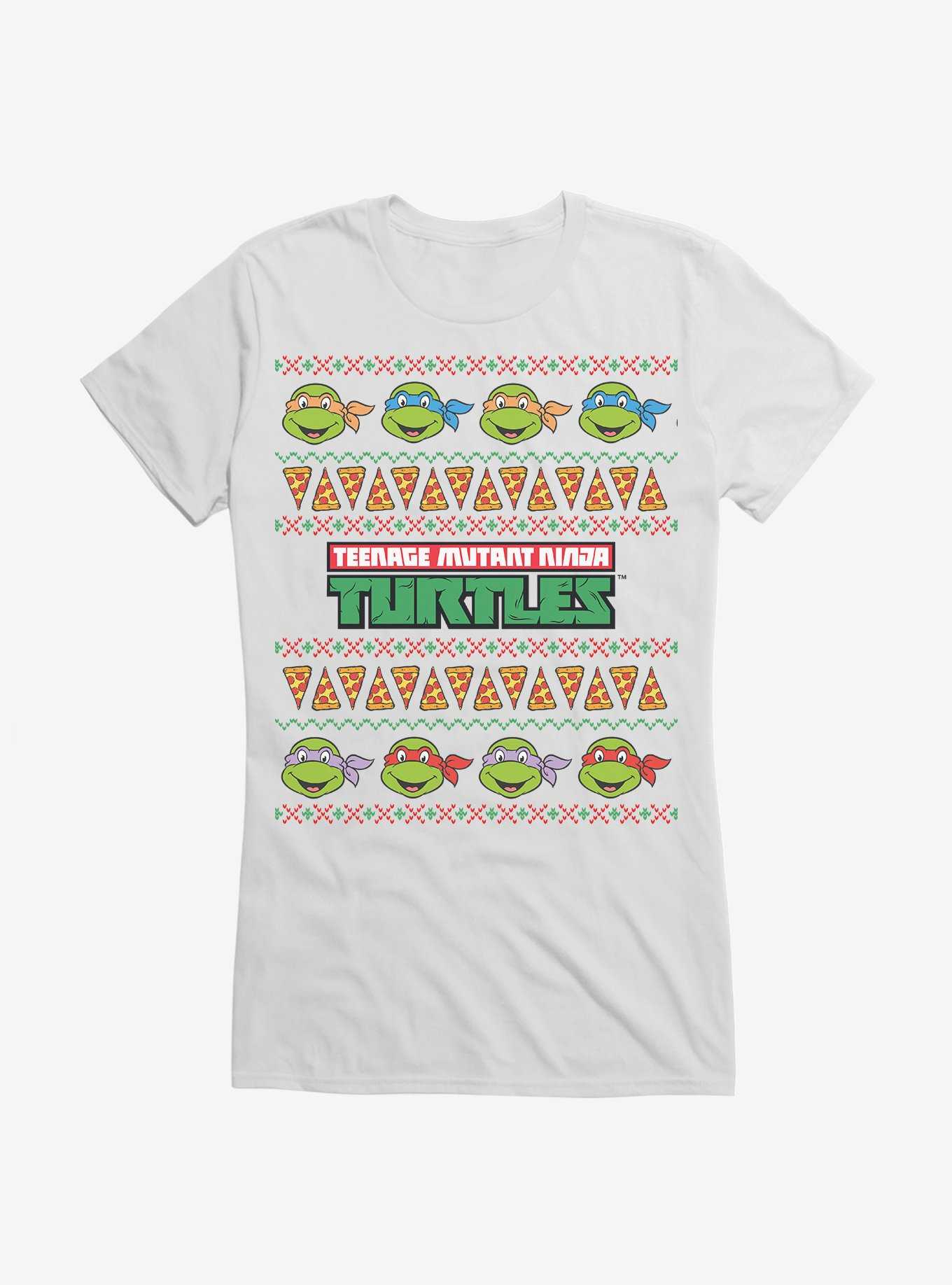 Teenage Mutant Ninja Turtles Ugly Christmas Sweater Girls T-Shirt, , hi-res