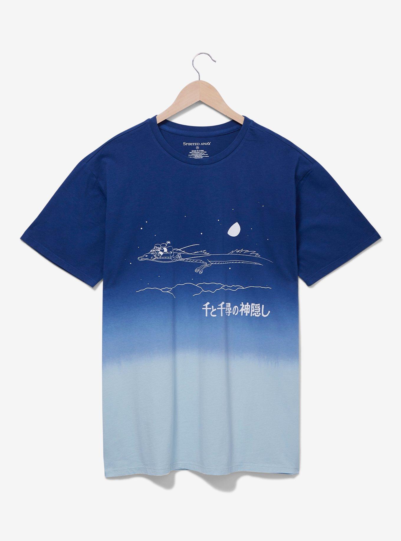 Studio Ghibli Spirited Away Haku Outline Ombre T-Shirt - BoxLunch Exclusive