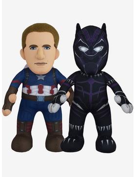 Plus Size Marvel Captain America and Black Panther Bleacher Creatures Plush Bundle, , hi-res