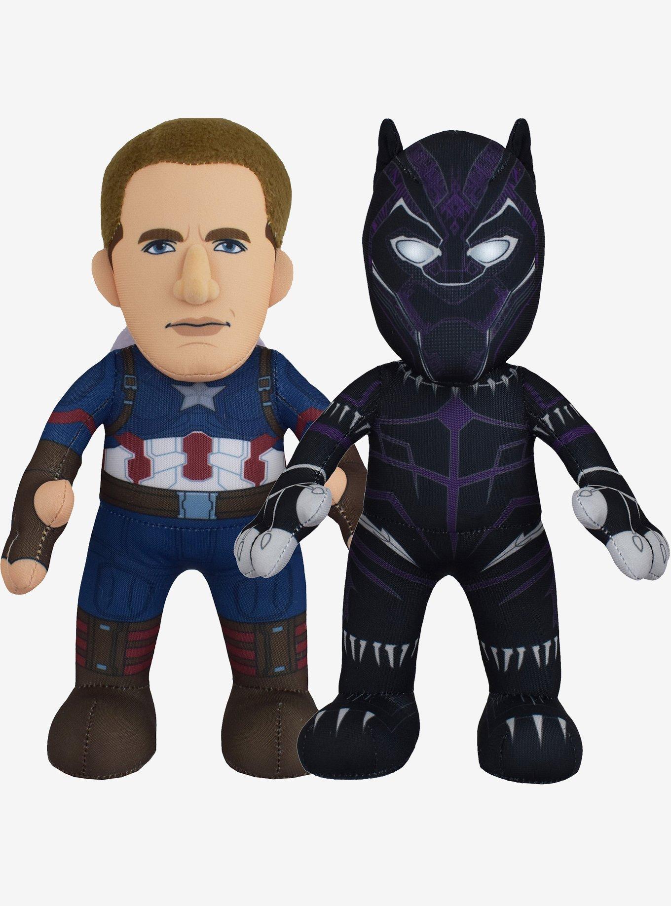 Marvel Captain America and Black Panther Bleacher Creatures Plush