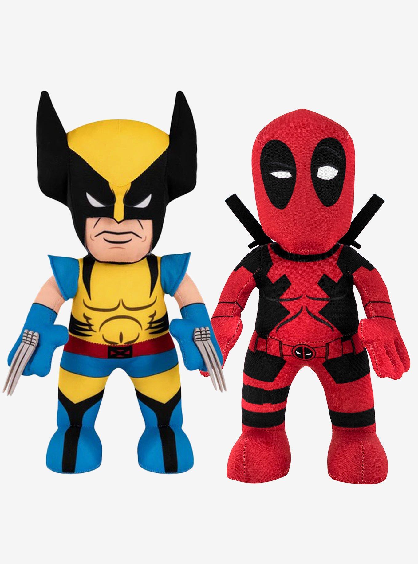 Marvel Wolverine & Deadpool Bleacher Creatures Plush Bundle | Hot