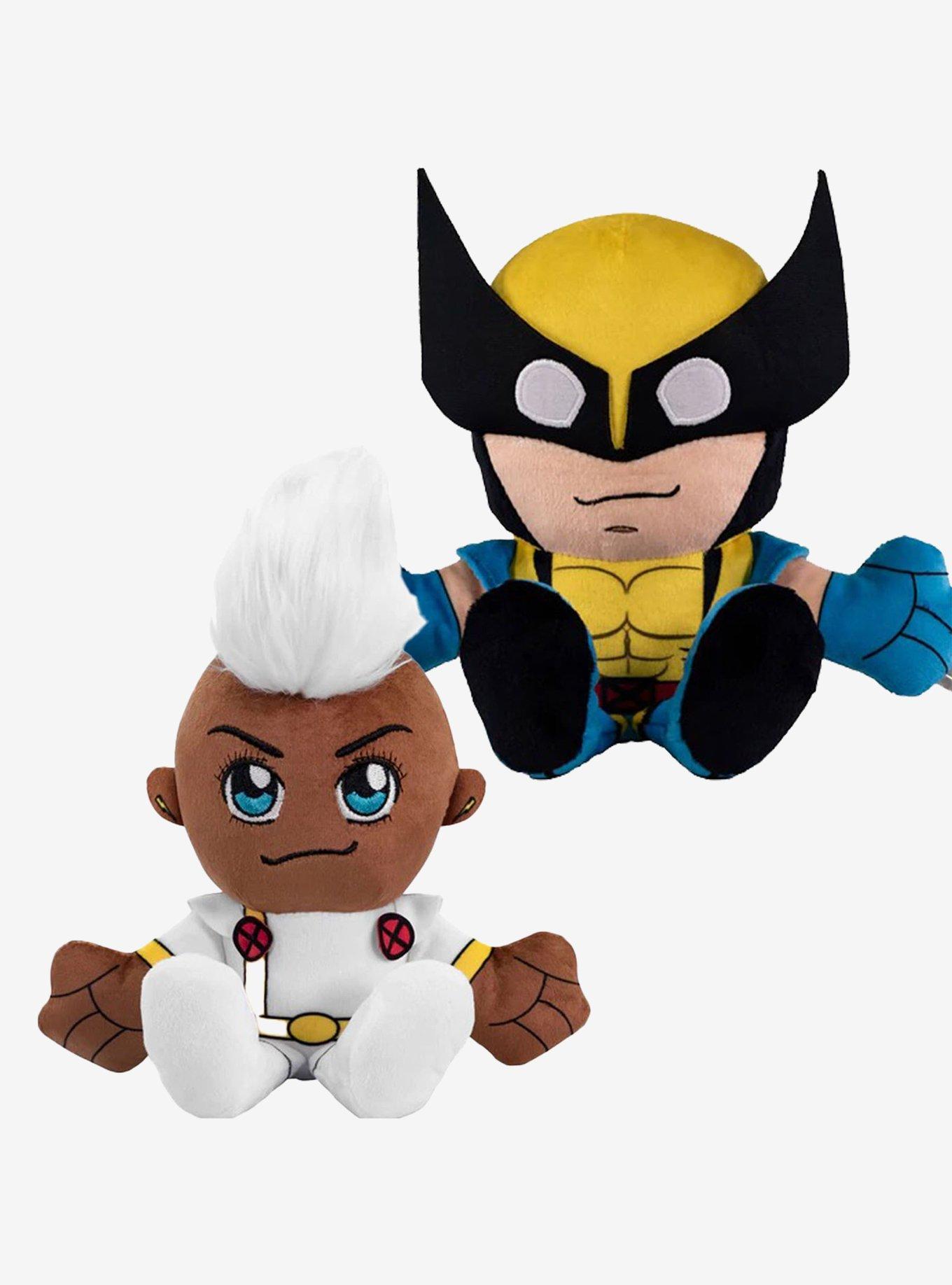 Marvel X-Men Storm & Wolverine Bleacher Creatures Plush Bundle, , hi-res