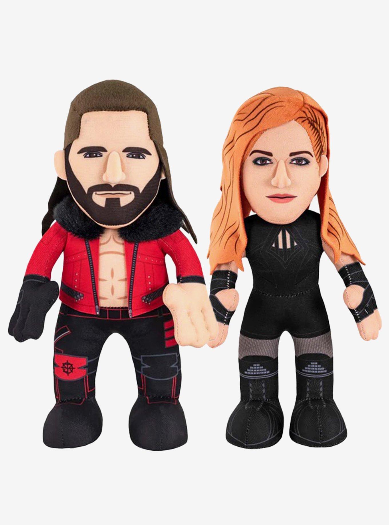 WWE Superstar Bundle: Becky Lynch and Seth Rollins Bleacher Creatures Plush Bundle, , hi-res