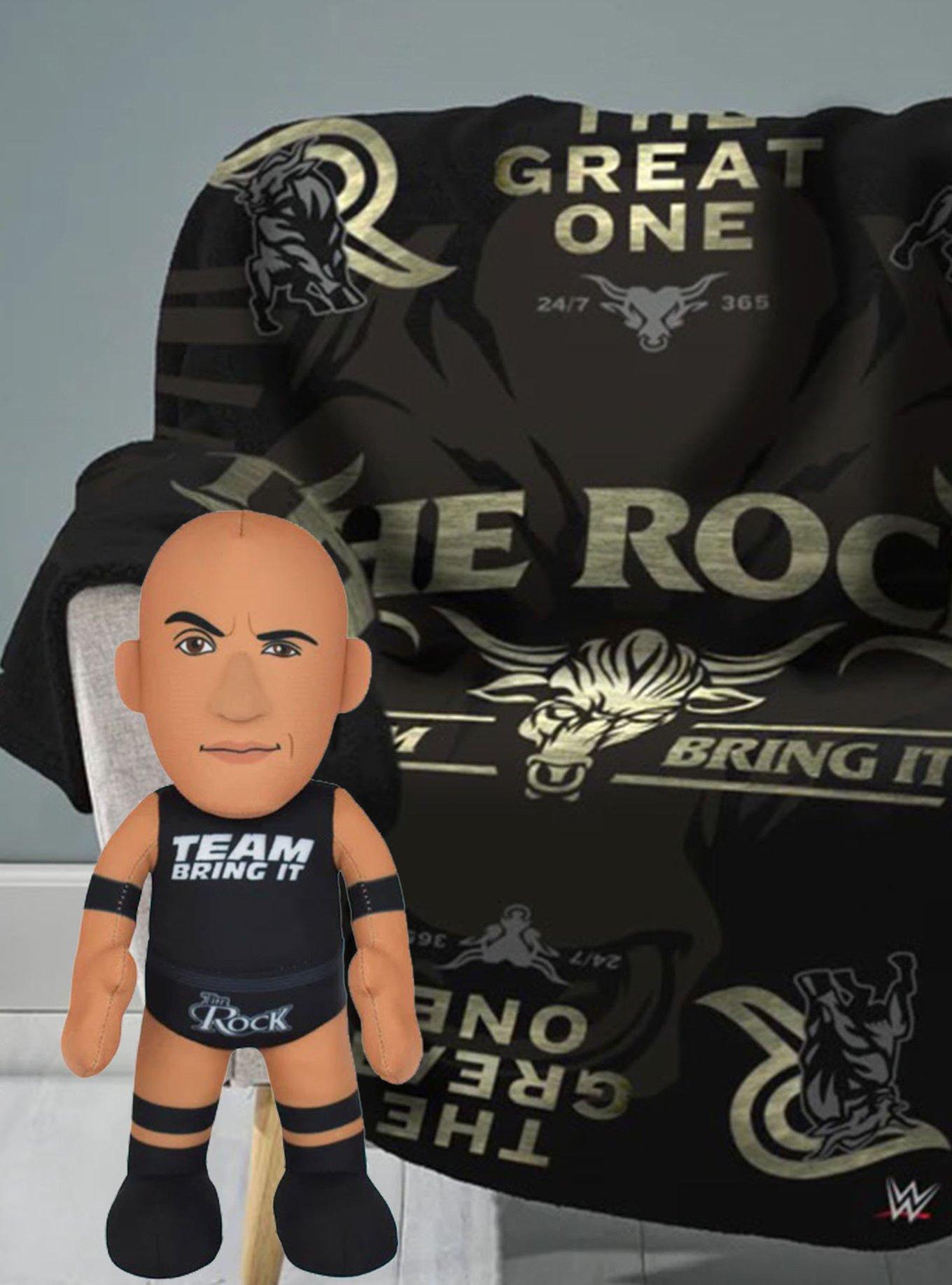 WWE The Rock Sleep Squad x Plush: Throw Blanket & Plush Bundle, , hi-res
