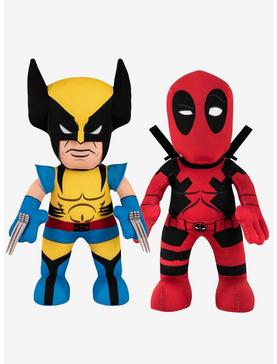 Marvel Wolverine & Deadpool Bleacher Creatures Plush Bundle, , hi-res