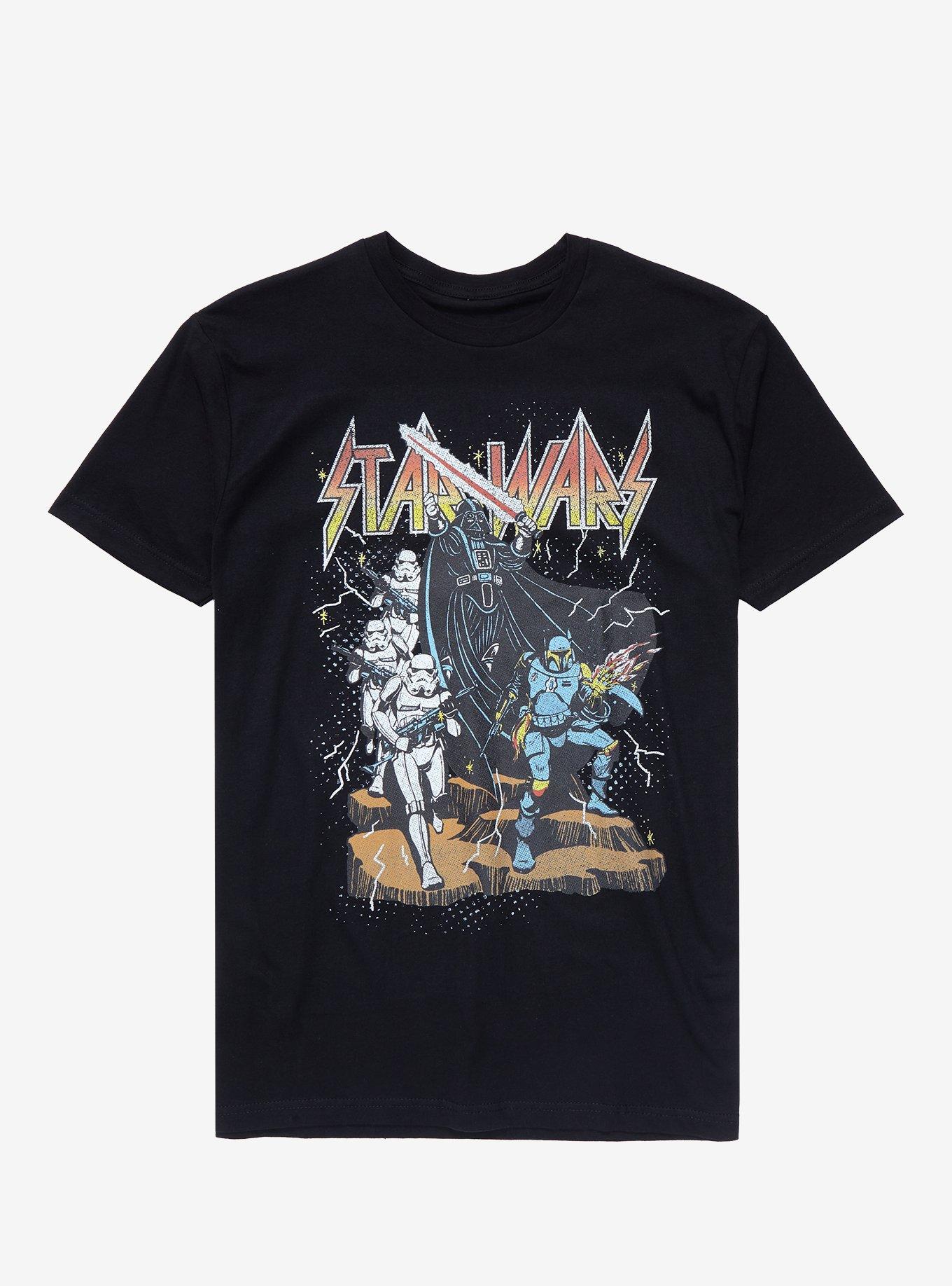 Star Wars Darth Vader Metal T-Shirt, BLACK, hi-res