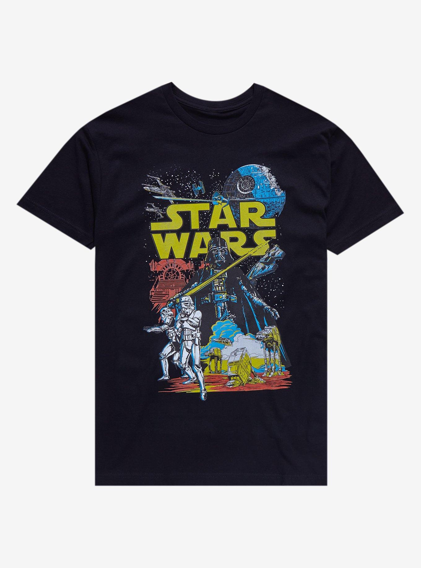 buitenspiegel steenkool advies Star Wars Retro Collage T-Shirt | Hot Topic
