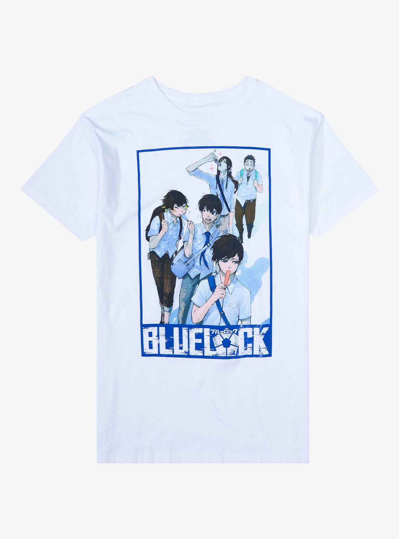 Blue Lock Anime White Logo Canvas Print for Sale by T-TEES Clothing