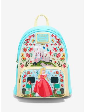 Loungefly Disney Sleeping Beauty Floral Aurora Mini Backpack - BoxLunch Exclusive, , hi-res
