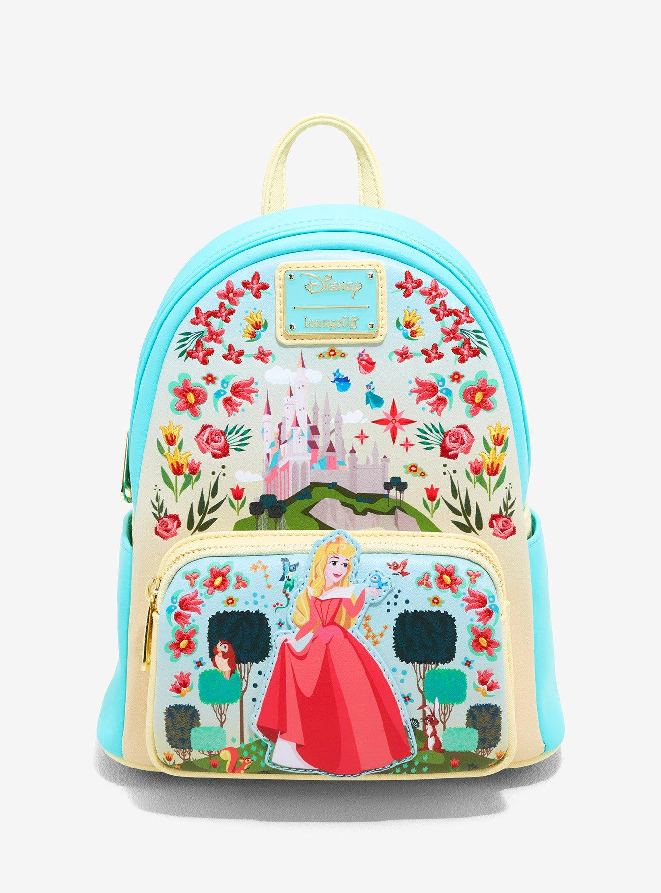 Loungefly Disney Sleeping Beauty Floral Mini Backpack - BoxLunch Exclusive