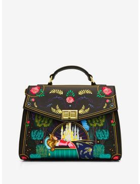 Loungefly Disney Sleeping Beauty Aurora Folkart Handbag - BoxLunch Exclusive, , hi-res