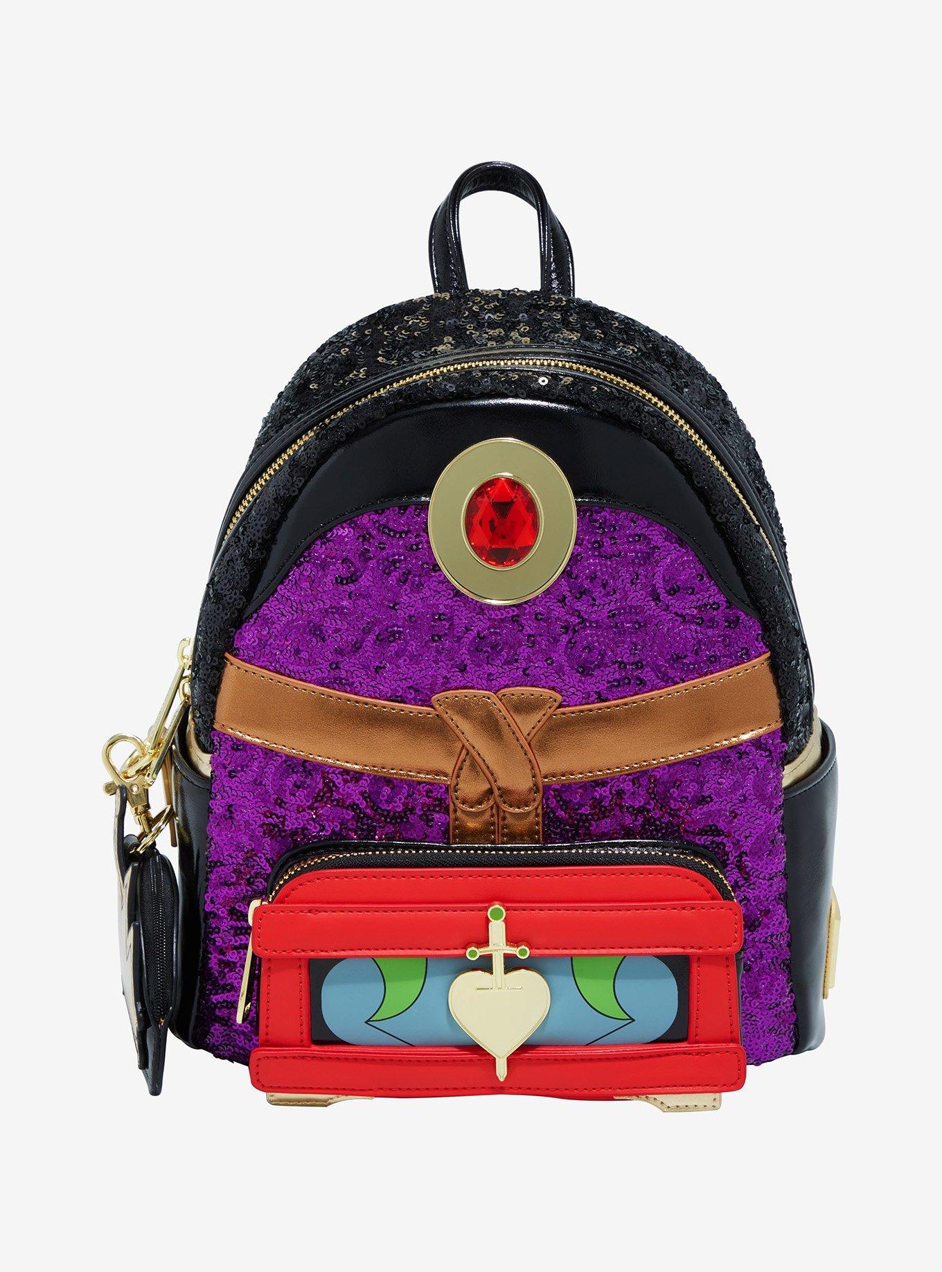  Loungefly Disney Sleeping Beauty Sequined Mini Backpack :  Clothing, Shoes & Jewelry