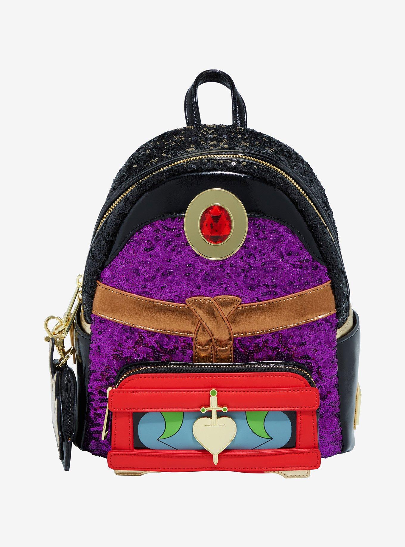 Binienty Women Backpack with Glowing Night Butterflies Lunch Box