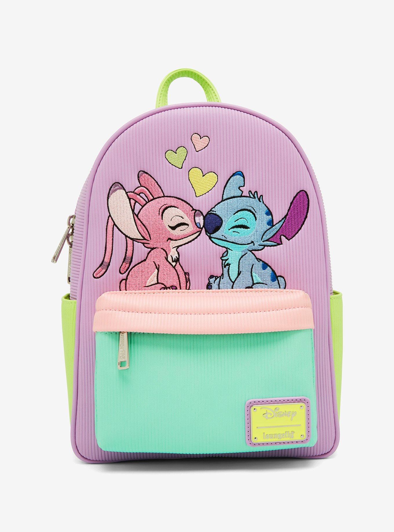 Disney Animation Movie Stitch Backpack School Anime Boys Girls