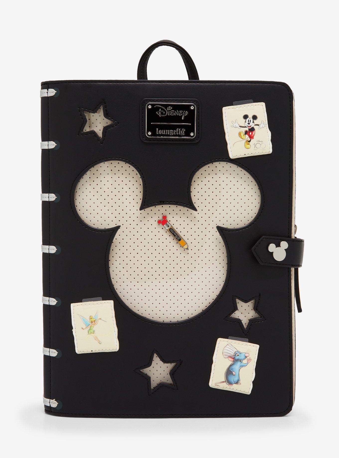 【Loungefly】Disney 100周年 ミッキーマウスクラブ ストラップ Disney 100th Anniversary Mickey Mouse Head Loungefly Bag