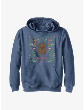 Star Wars Chewie Happy Life Day Youth Hoodie, , hi-res