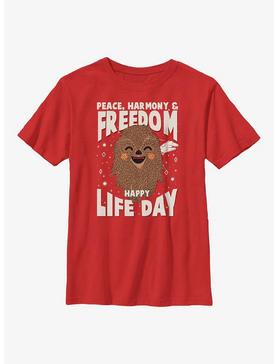 Star Wars Chewie Happy Life Day Youth T-Shirt, , hi-res