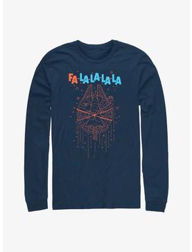 Star Wars Fa La La Falcon Long-Sleeve T-Shirt, , hi-res