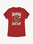 Star Wars Chewie Happy Life Day Womens T-Shirt, RED, hi-res