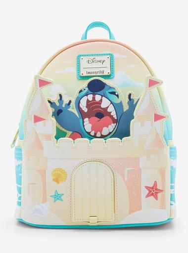 Disney Lilo & Stitch Vibrant Beach House Scene Mini Backpack Disney Lilo & Stitch Vibrant Beach House Scene Mini Backpack  main image 4
