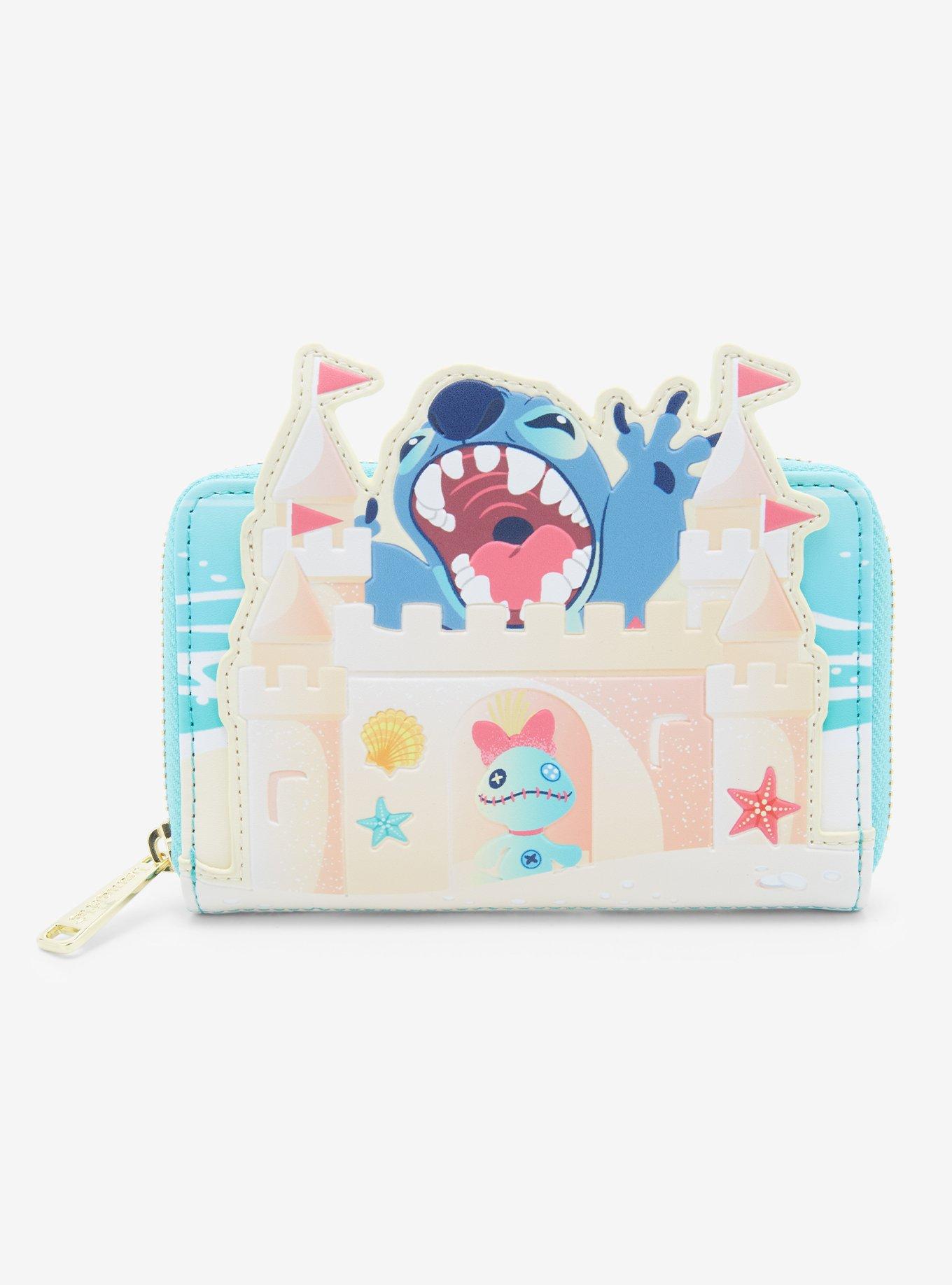 Loungefly Disney Lilo & Stitch Sandcastle Small Zip Wallet, , hi-res