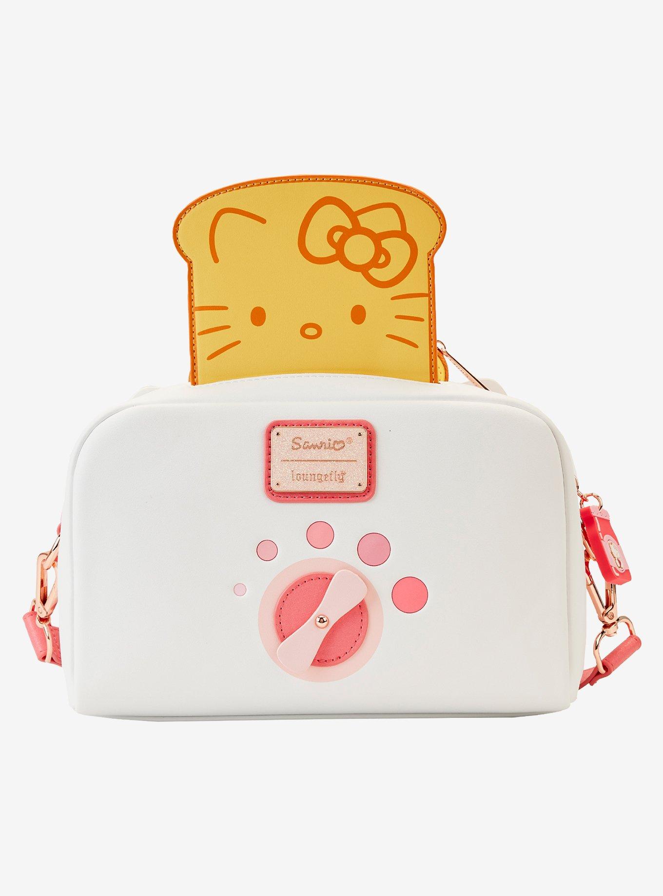 Authorized】 Hello Kitty Treasure Box Flower Series Sling Bag Diagonal Box  Square Bag Kt20217-10