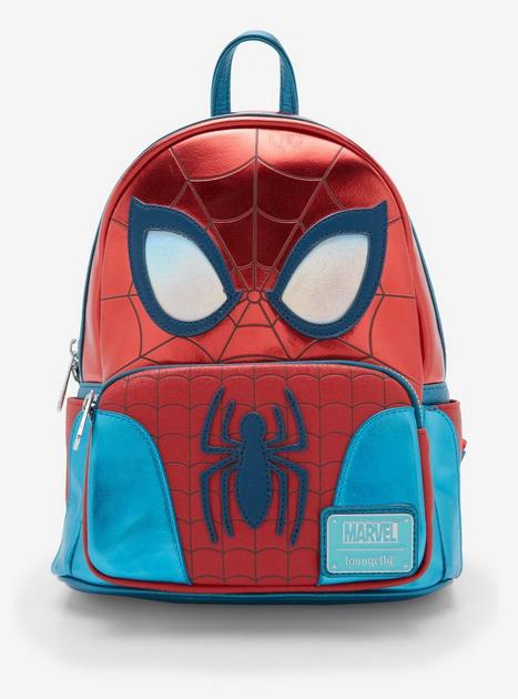 Loungefly Marvel Spider-Man Metallic Figural Mini Backpack | BoxLunch