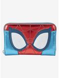 Loungefly Marvel Spider-Man Metallic Mask Zip Wallet, , hi-res