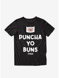 Adventure Time Puncha Yo Buns T-Shirt, BLACK, hi-res