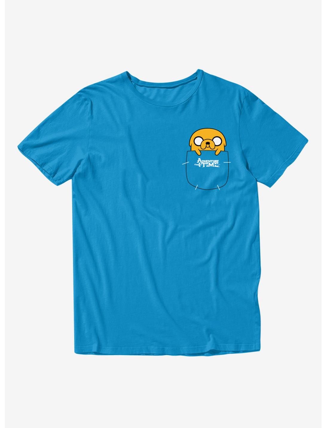Adventure Time Jake Pocket T-Shirt, LT BLUE, hi-res