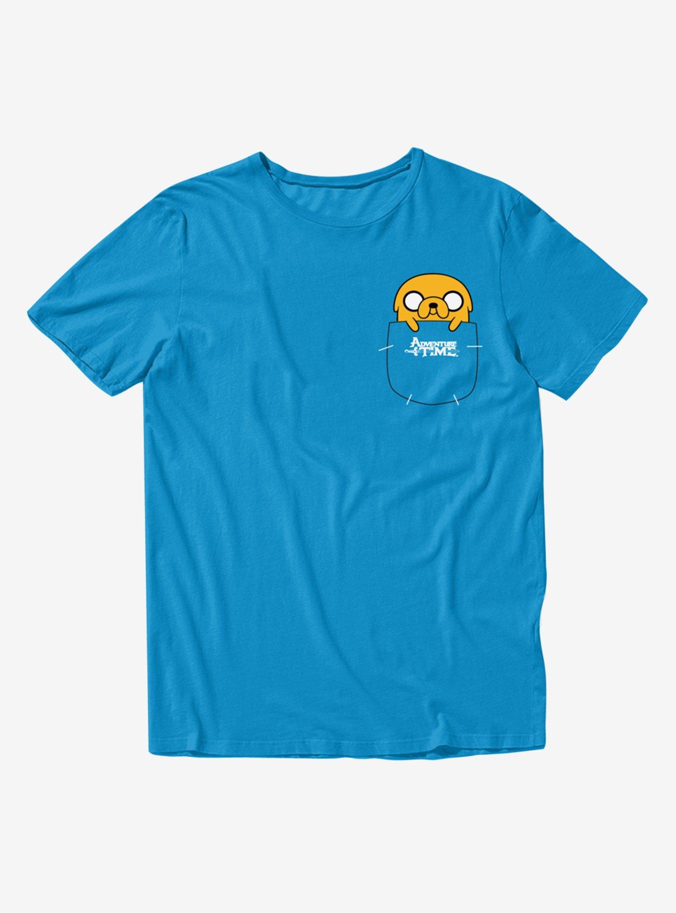 Adventure Time Jake Pocket T-Shirt, LT BLUE, hi-res