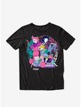 Adventure Time Gender-Swap Collage T-Shirt, BLACK, hi-res