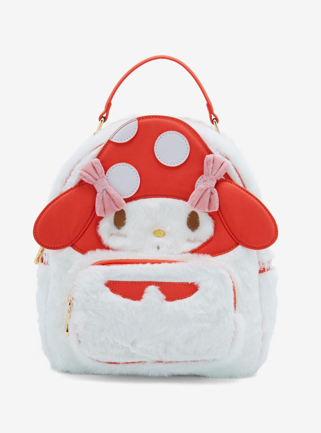 Red Mushroom toddler backpack 