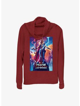 Marvel Thor: Love and Thunder Mighty Thor Movie Poster Cowl Neck Long-Sleeve Top, , hi-res