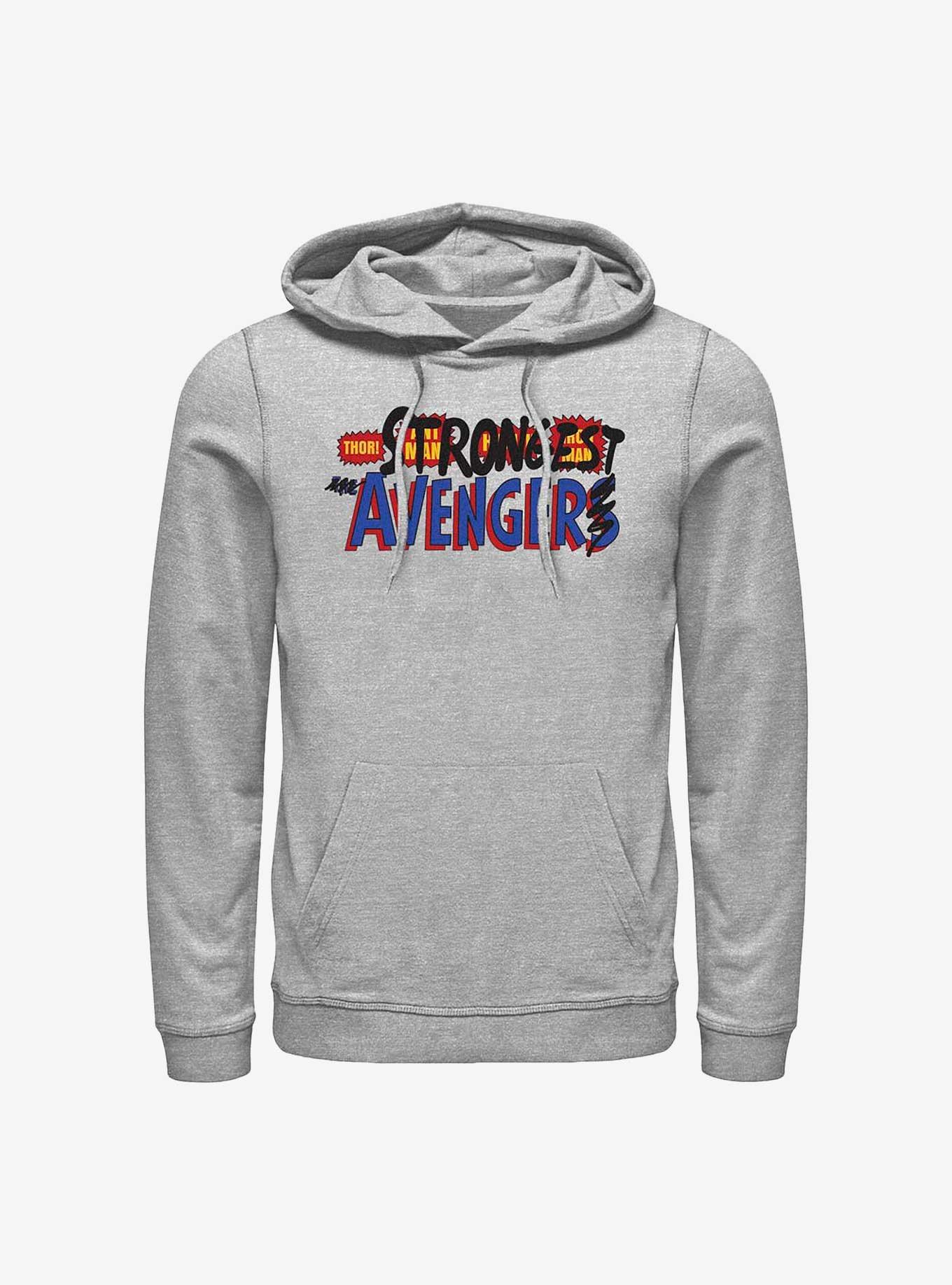 Marvel Thor Strongest Avenger Hoodie, ATH HTR, hi-res