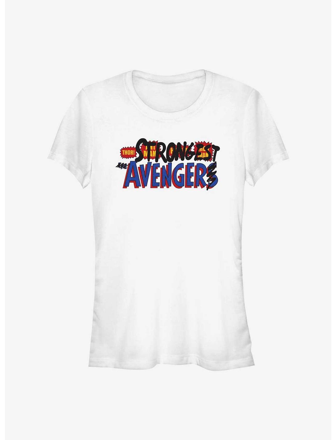 Marvel Thor Strongest Avenger Girls T-Shirt, WHITE, hi-res