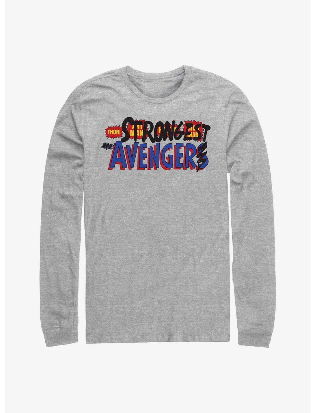 Marvel Thor Strongest Avenger Long-Sleeve T-Shirt, ATH HTR, hi-res