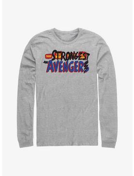 Plus Size Marvel Thor Strongest Avenger Long-Sleeve T-Shirt, , hi-res