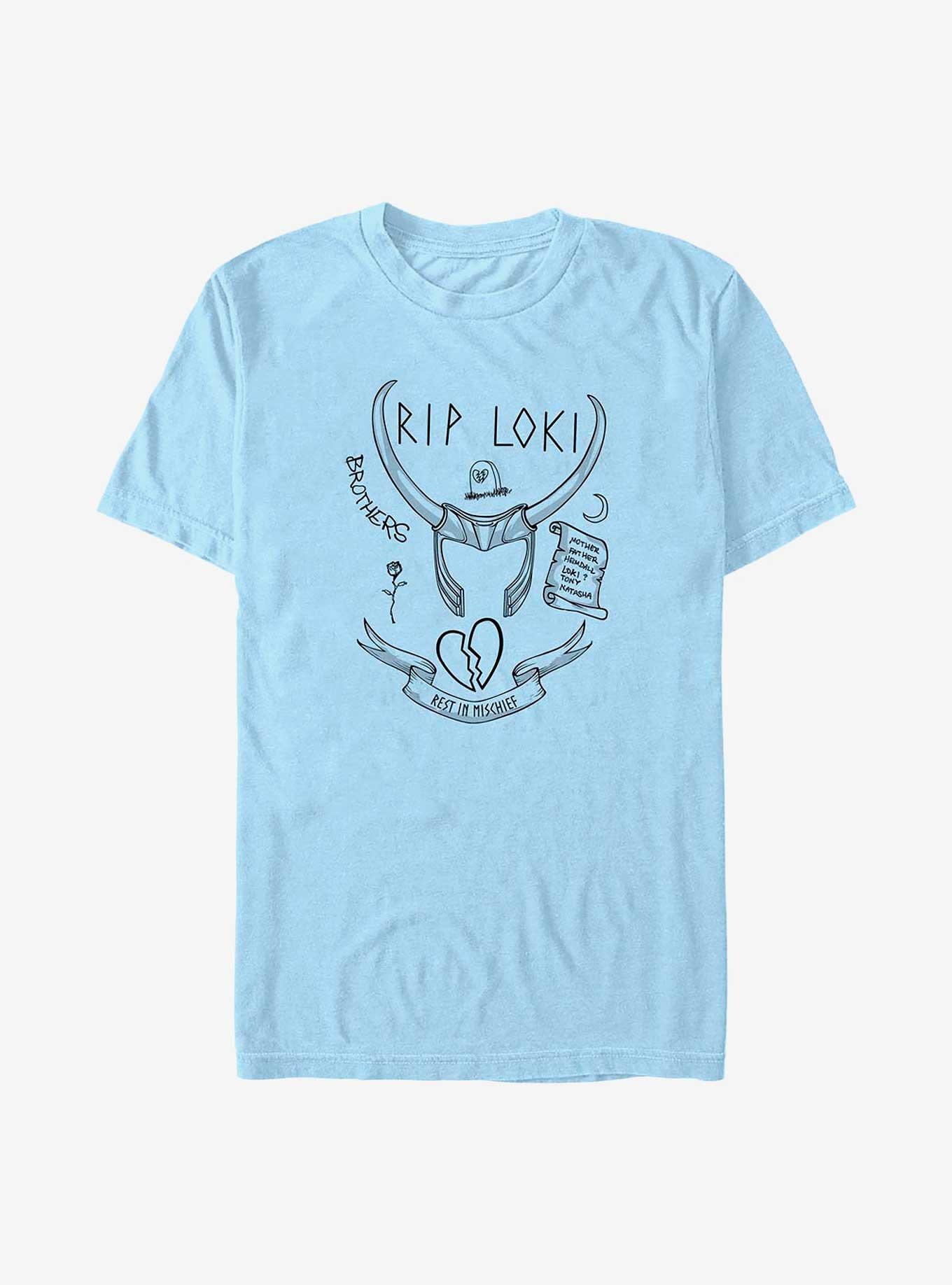 Marvel Thor Rest In Mischief Loki T-Shirt, LT BLUE, hi-res