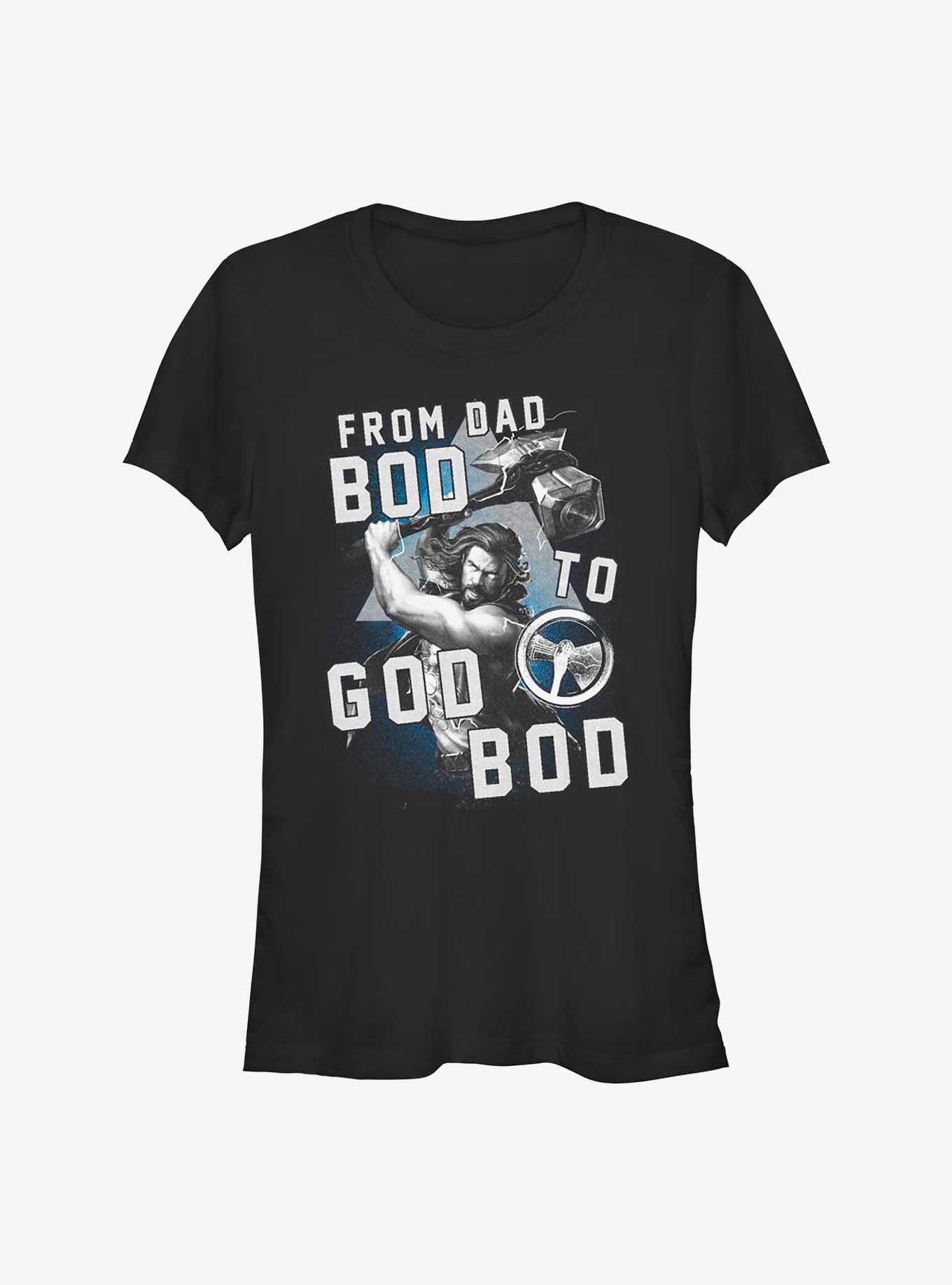 Marvel Thor: Love and Thunder From Dad Bod To God Bod Girls T-Shirt, , hi-res