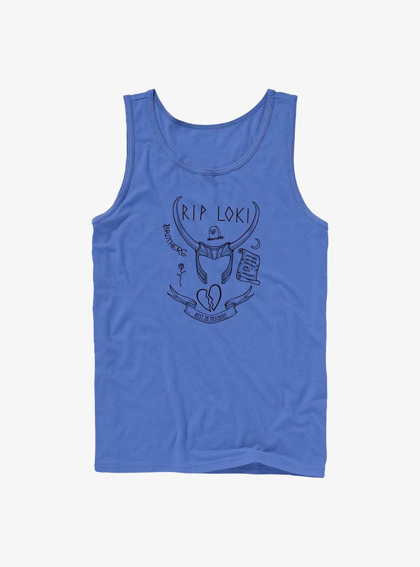 Marvel Thor Rest In Mischief Loki Tank, ROYAL, hi-res
