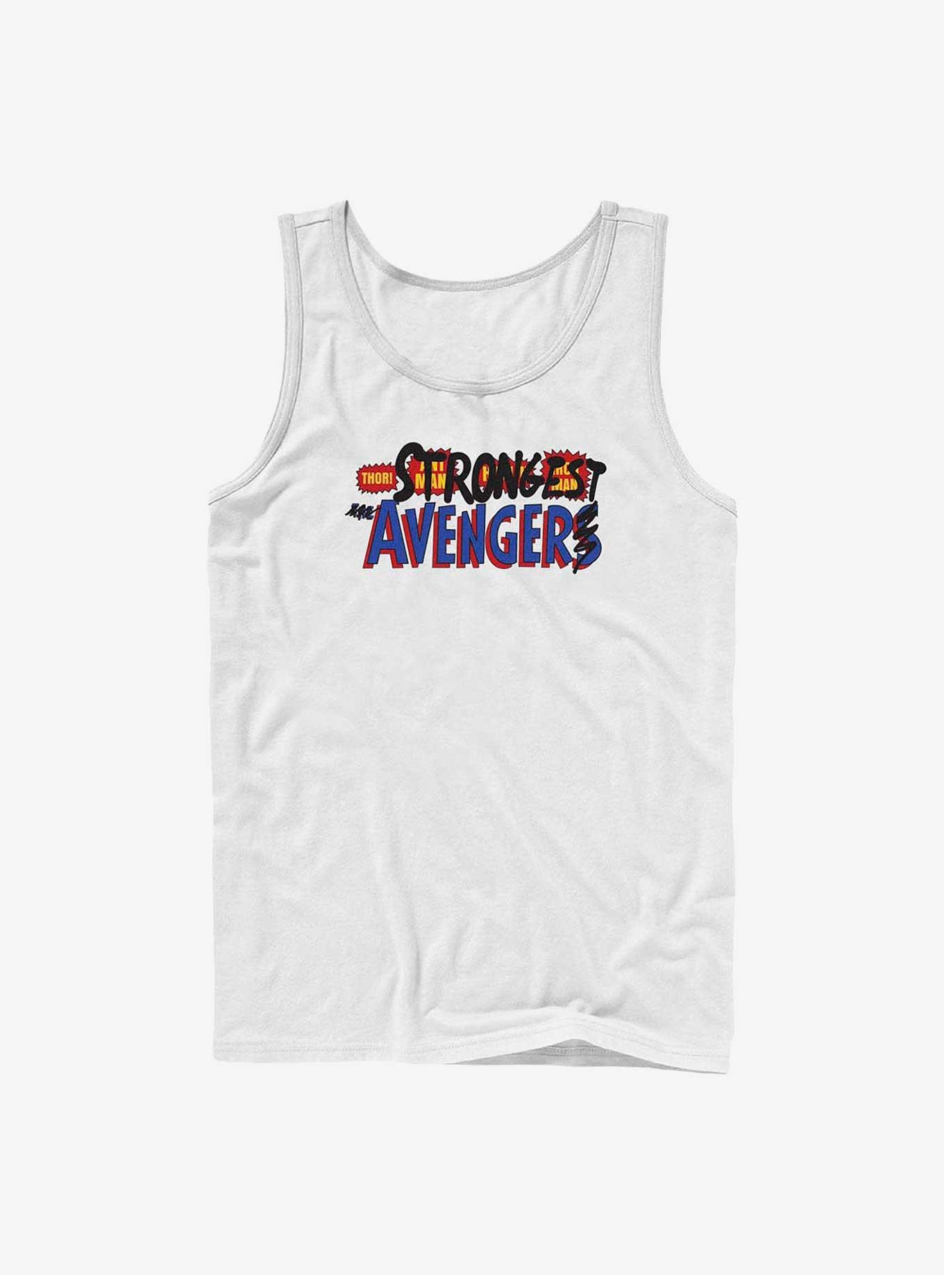 Marvel Thor Strongest Avenger Tank, WHITE, hi-res