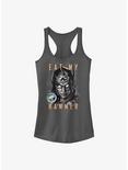 Marvel Thor: Love and Thunder Eat My Hammer Dr. Jane Foster Portrait Girls Tank, CHARCOAL, hi-res