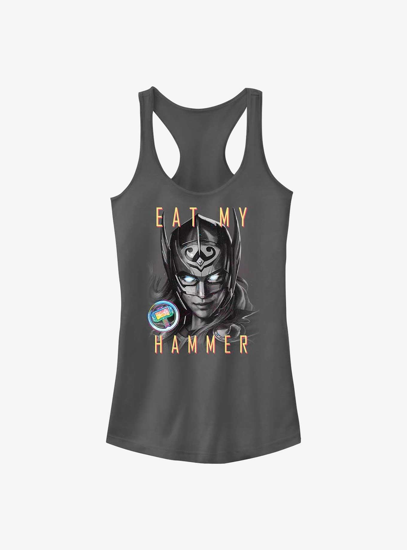 Marvel Thor: Love and Thunder Eat My Hammer Dr. Jane Foster Portrait Girls Tank, , hi-res