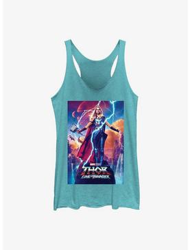 Plus Size Marvel Thor: Love and Thunder Mighty Thor Movie Poster Girls Tank, , hi-res