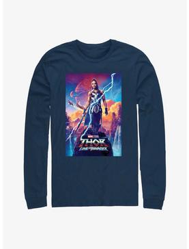 Marvel Thor: Love and Thunder Valkyrie Movie Poster Long-Sleeve T-Shirt, , hi-res