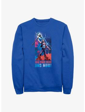 Marvel Thor: Love and Thunder Ends Here and Now Sweatshirt, , hi-res