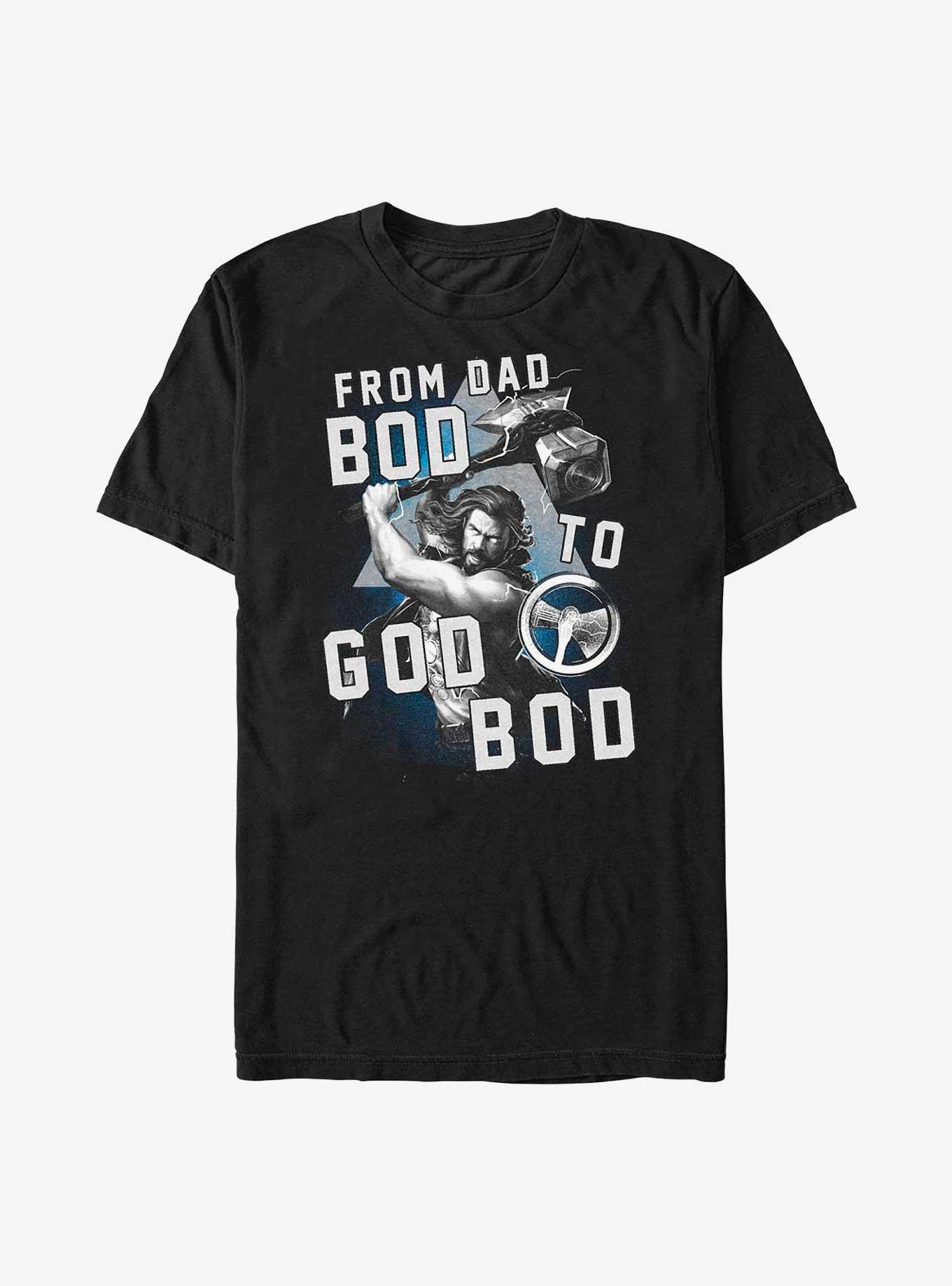 Marvel Thor: Love and Thunder From Dad Bod To God Bod T-Shirt, , hi-res