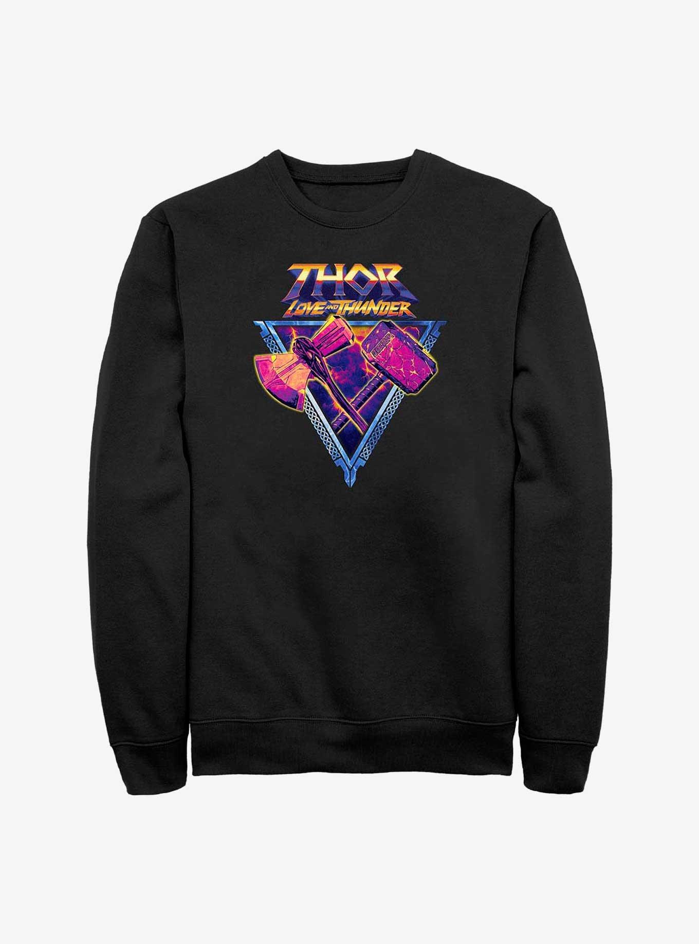 Marvel Thor: Love and Thunder Mjolnir and Stormbreaker Sweatshirt, , hi-res