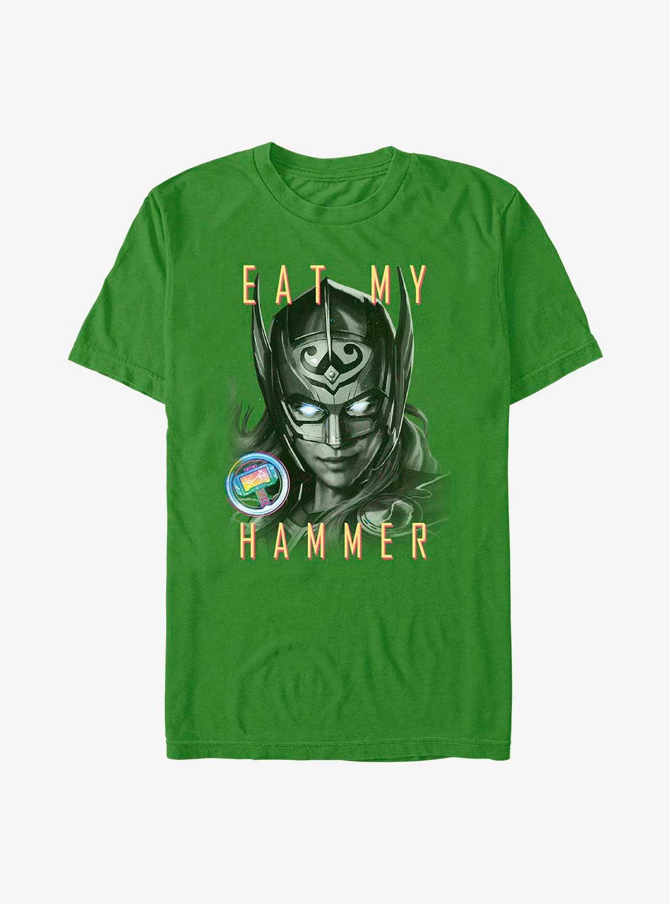 Marvel Thor: Love and Thunder Eat My Hammer Dr. Jane Foster Portrait T-Shirt, , hi-res